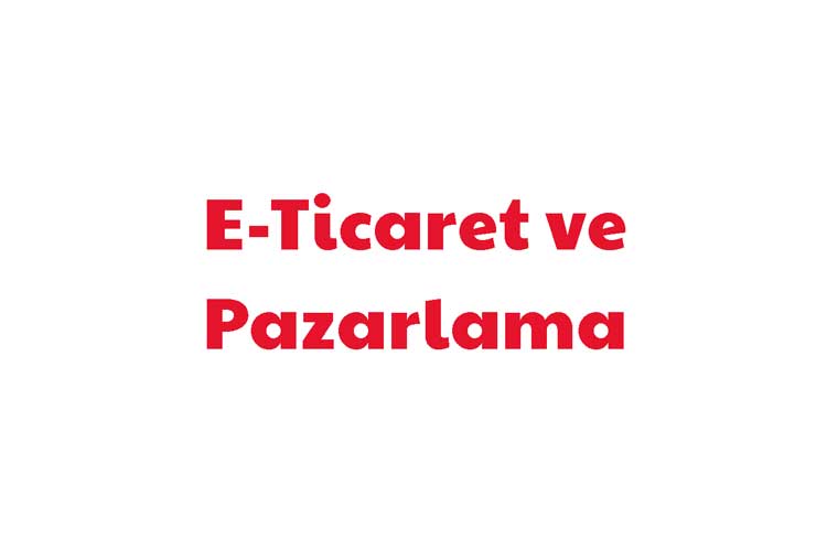 E-Ticaret ve Pazarlama