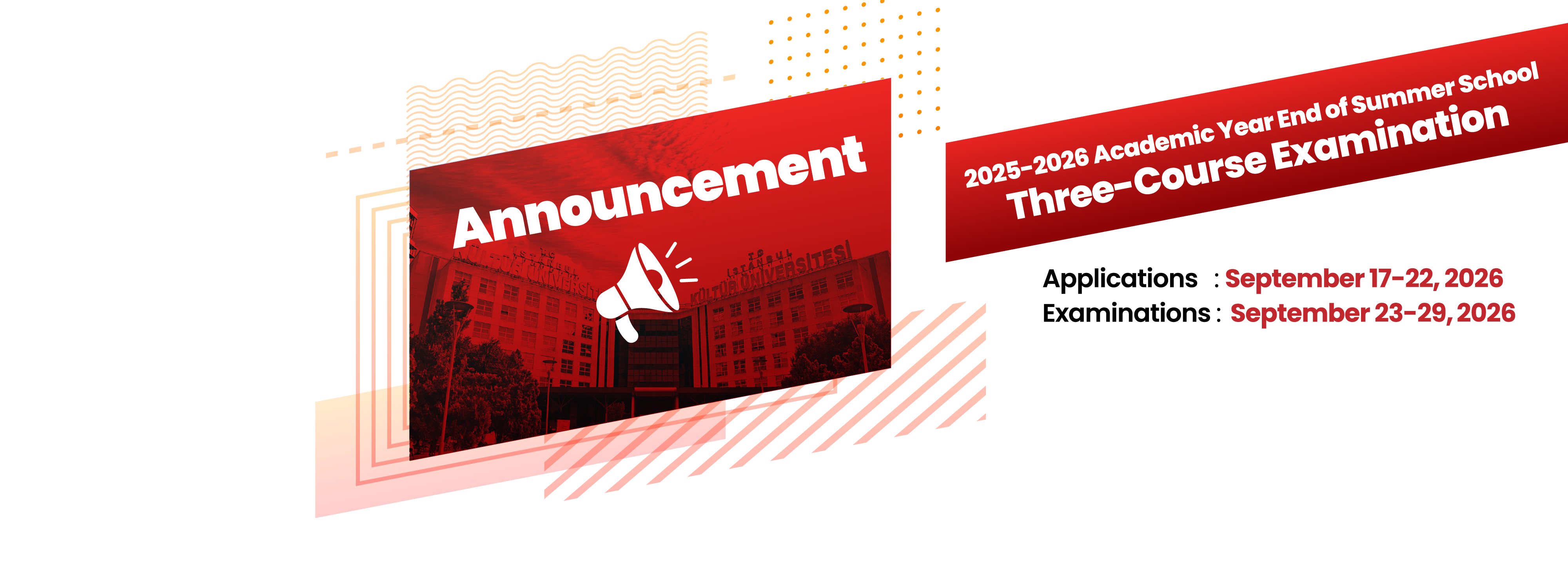 2025–2026 Academic Year End of Summer School Three-Course Examination