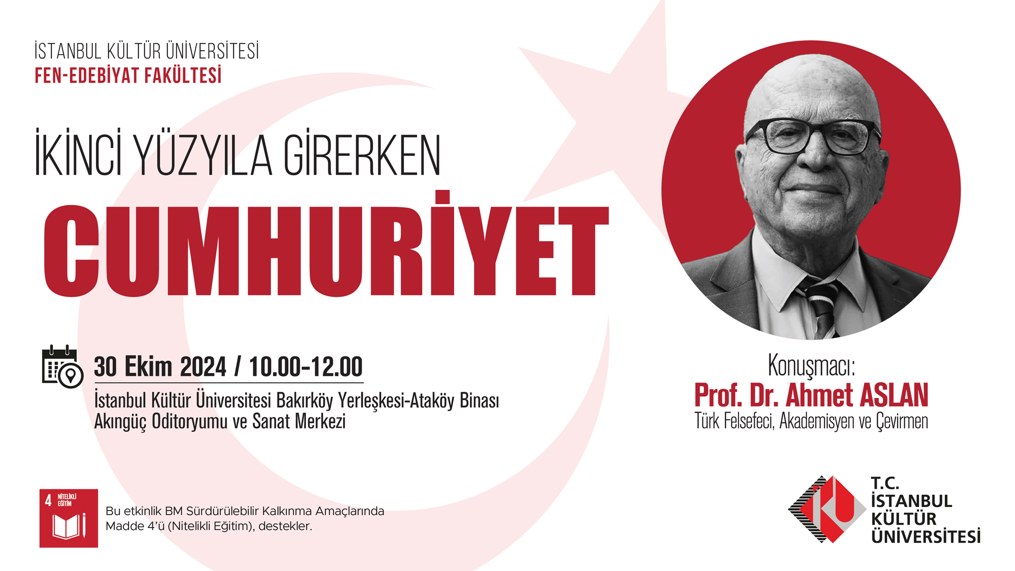 “İkinci Yüzyıla Girerken CUMHURİYET” Konferansı