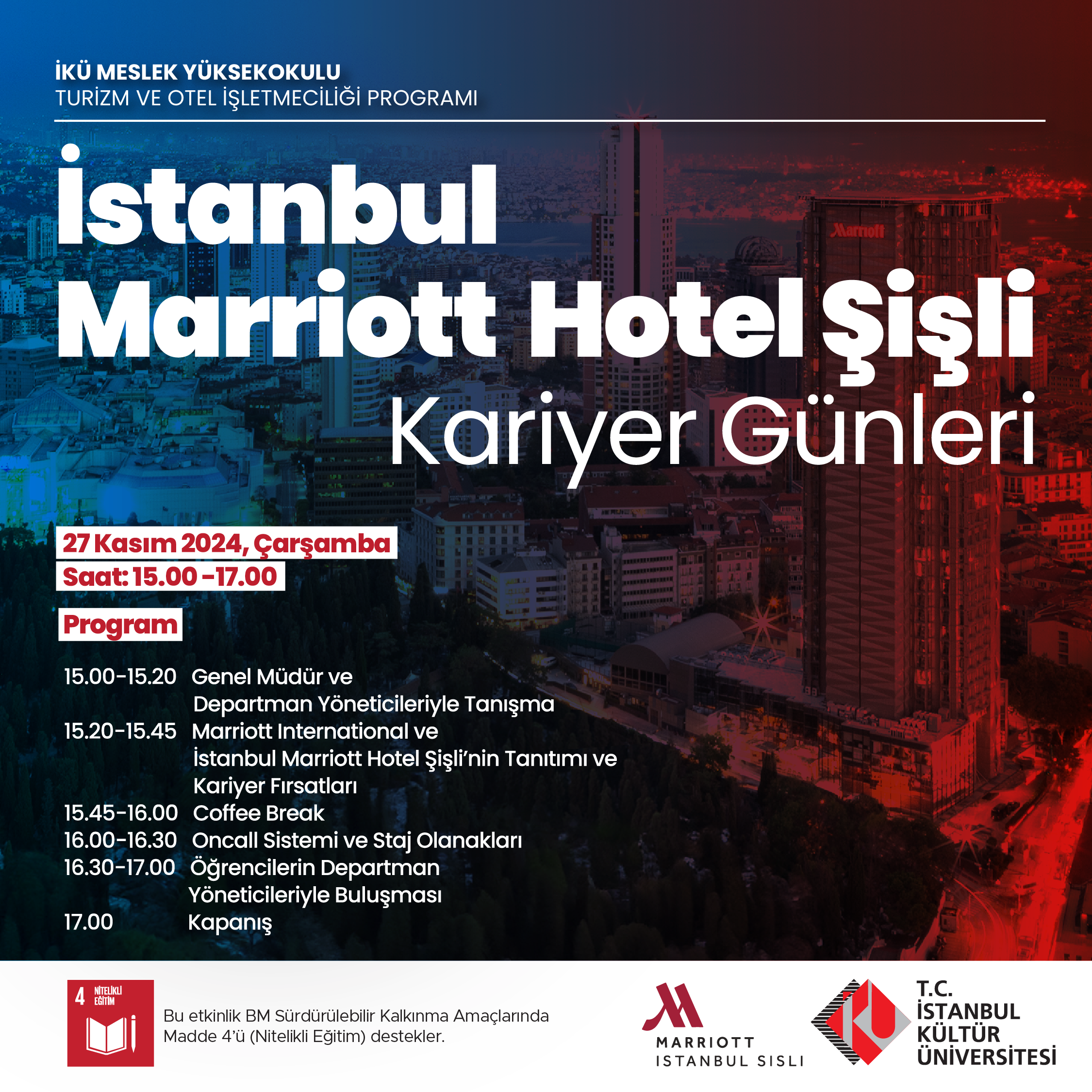 Marriott Şişli Hotel Kariyer Günleri