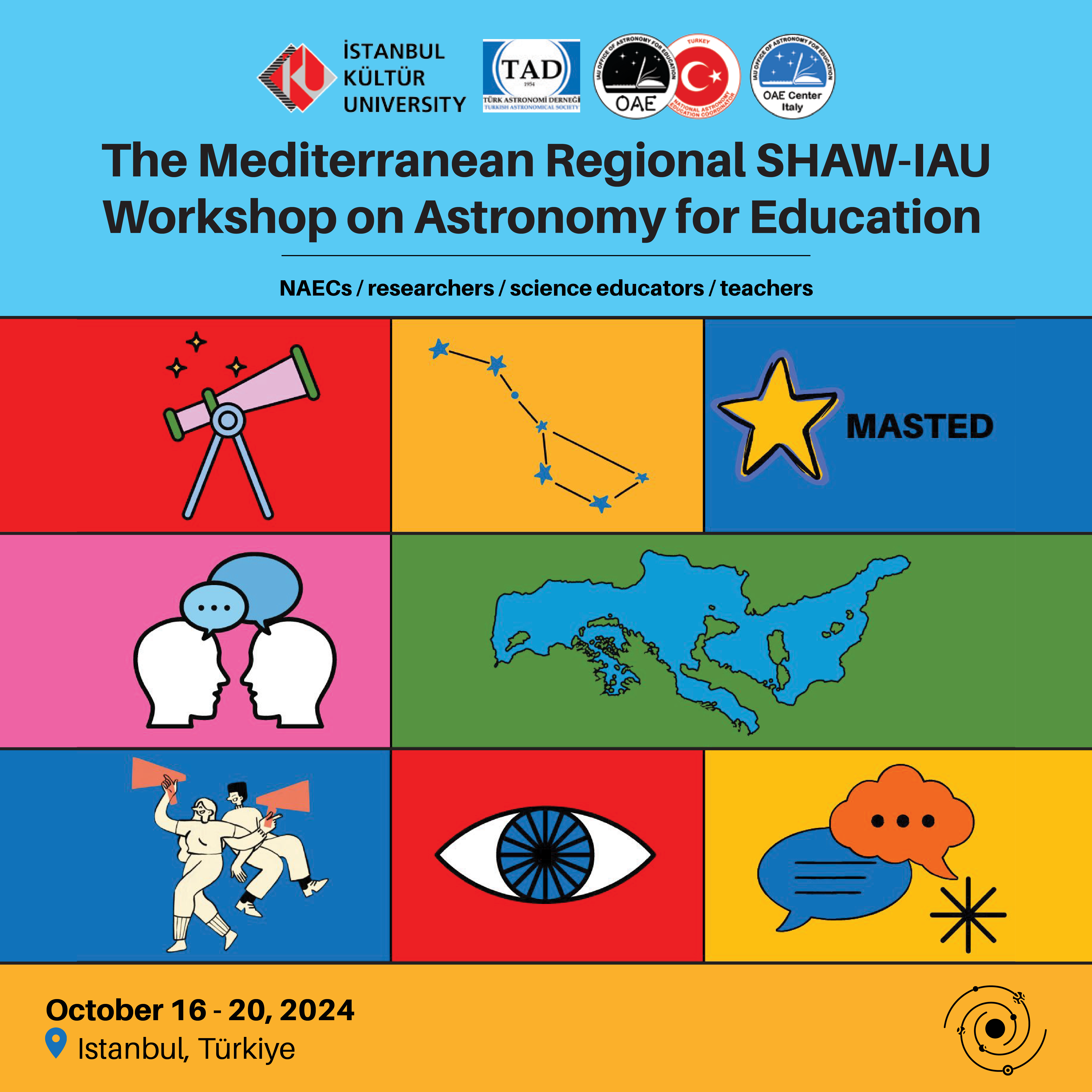 The Mediterranean Regional SHAW-IAU Workshop on Astronomy for Education MASTED