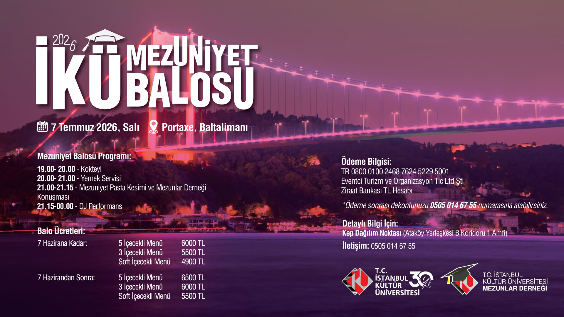 İKÜ 2026 Mezuniyet Balosu
