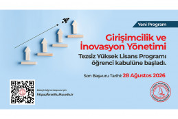 “İstanbul Kültür Üniversitesi’nde Yeni Program: Girişimcilik ve İnovasyon Yönetimi Tezsiz Yüksek Lisans Programı”